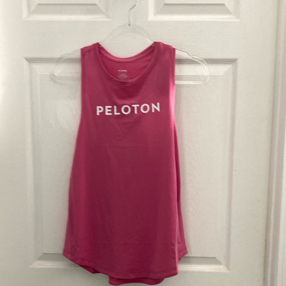 Peloton Pink Sleeveless Tank Top Athletic